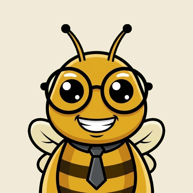 Buzz, the Hive Queen Partners mascot