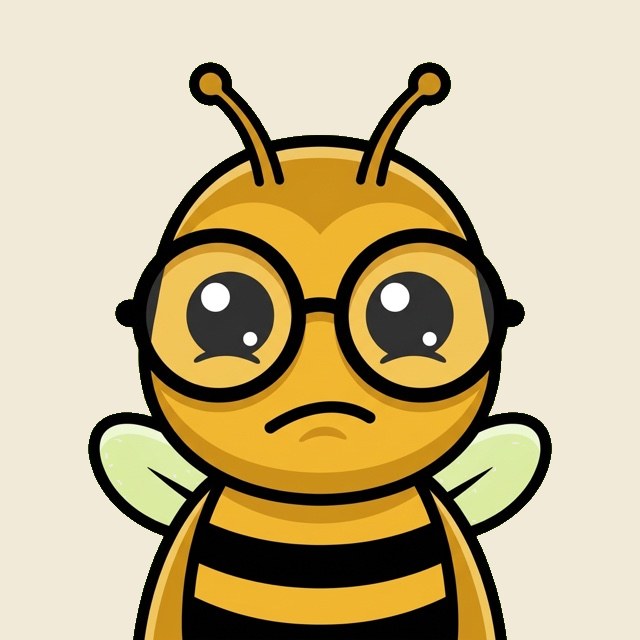 The Scout, a wide-eyed character bee